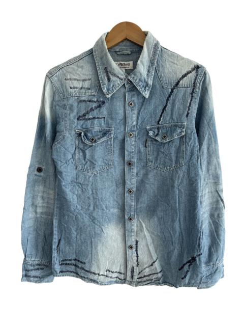 Other Designers Archival Clothing - Low Box Western Denim Shirt