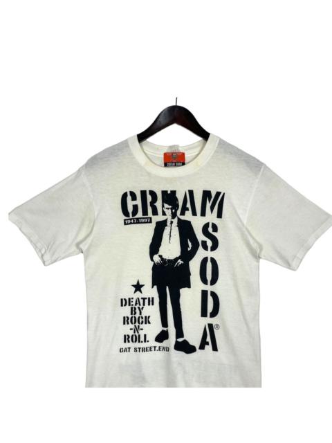 Other Designers Japanese Brand - Cream Soda Death By Rock N Roll Tshirt Tee Band Punk Japan