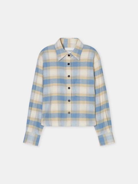 CLOSED Cropped Oversized Powder Blue