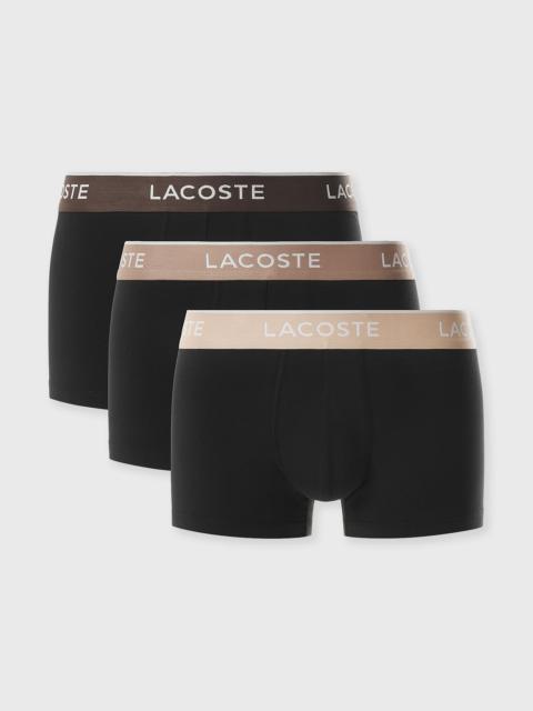 LACOSTE PACK DE 3 BOXERS COURTS