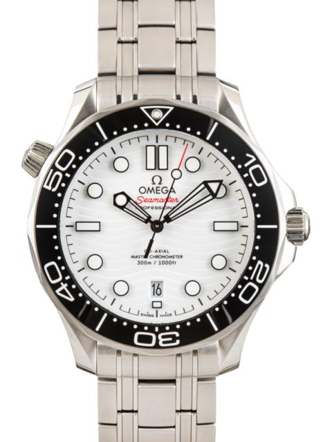 OMEGA Omega White Dial Seamaster Diver 300M