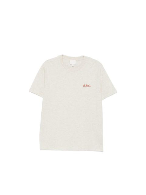 A.P.C. A.P.C. Neutrals T-Shirts & Vests - T-Shirts Men