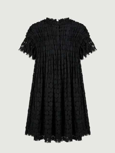 ULLA JOHNSON LAYLA LACE MINI DRESS