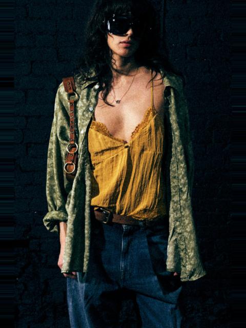 R13 LACE TRIMMED CAMI