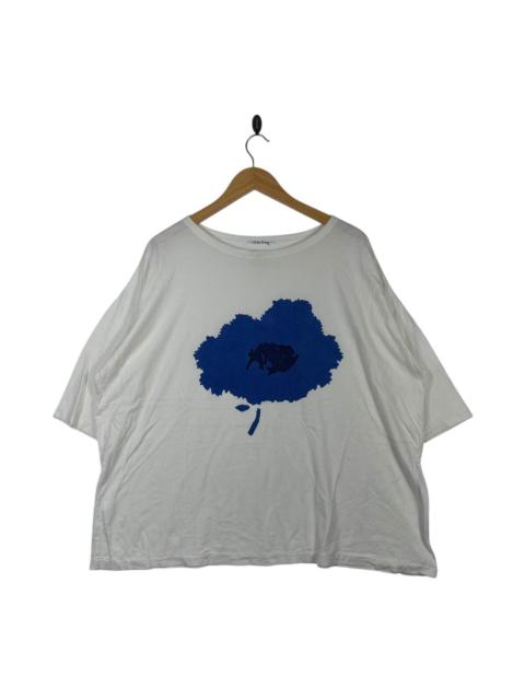 Yohji Yamamoto Y’s for living Yohji Yamamoto Abstract Floral Graphic T-Shir