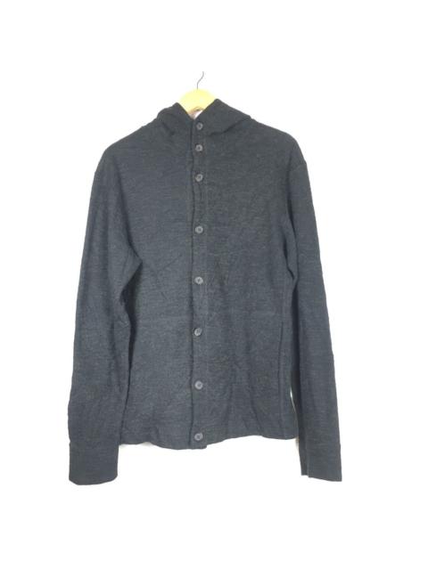 Other Designers Japanese Brand - Quadro Japan Button Up Hoodie Sweatshirt