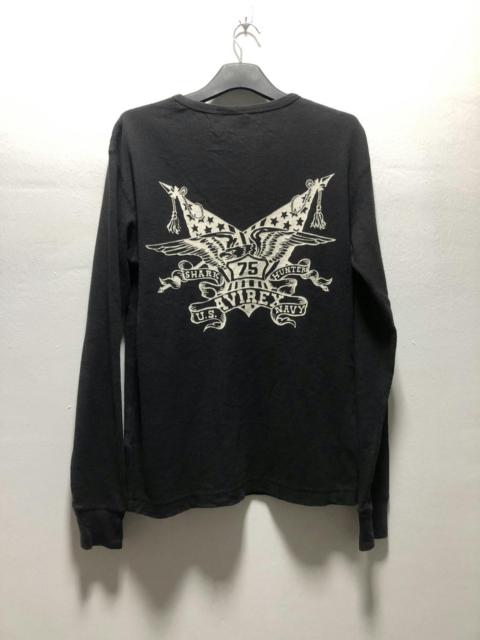 Other Designers Military - AVIREX T Shirt Longsleeve Thermal Shark HunterS US Navy