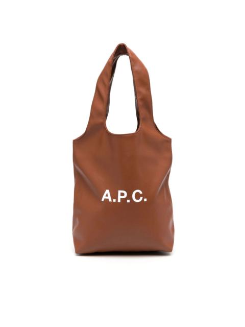 A.P.C. A.P.C. Brown Tote Bags Men