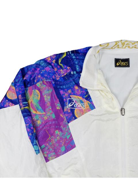 Asics 💥RARE💥Vintage 90s Asics Japan Multicolor Windbreaker