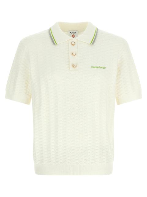 CASABLANCA Casablanca Men 'Tennisbouclé' Polo Shirt