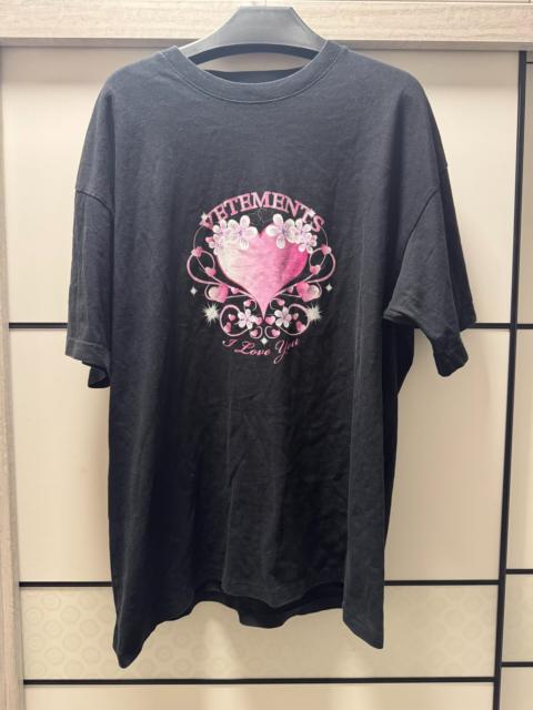 VETEMENTS Vetements heart short-sleeve tee
