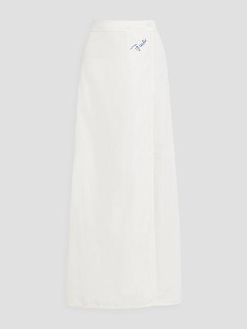 PUCCI Taffeta maxi wrap skirt