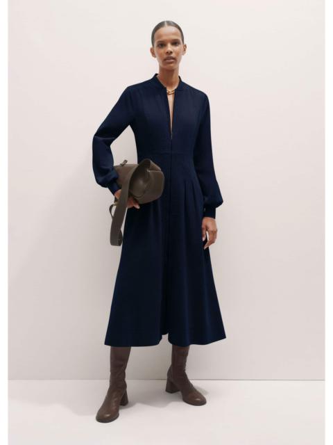 ME+EM Pleated Midi Dress