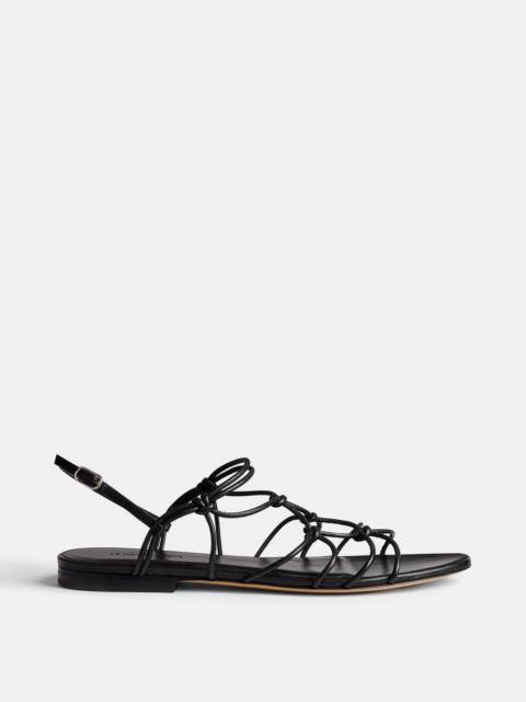 LE MONDE BÉRYL Grace Sandal / Black Leather
