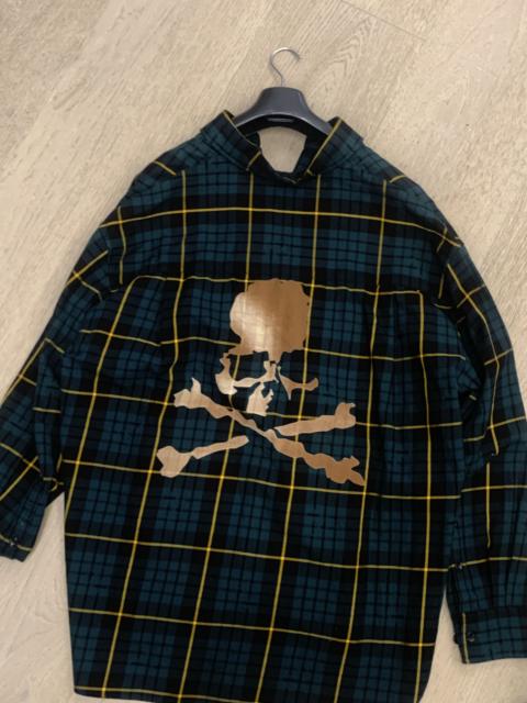 MASTERMIND WORLD $1458 mastermind world plaid green oversized shirt