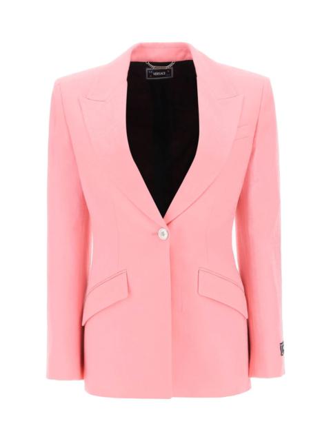 VERSACE Wool Single-breasted Blazer