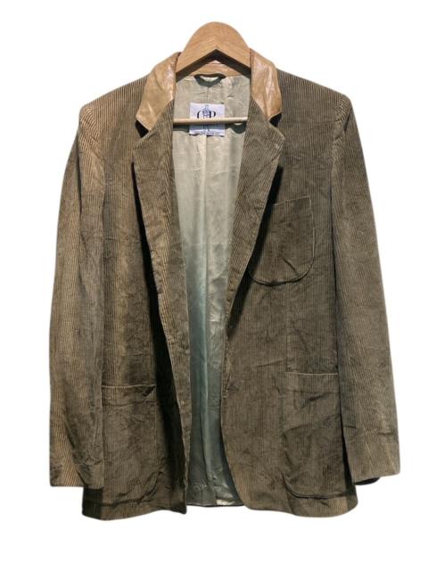 Other Designers Massimo Osti - Archive 80s C.p Company Corduroy Green Tag Coat Jacket