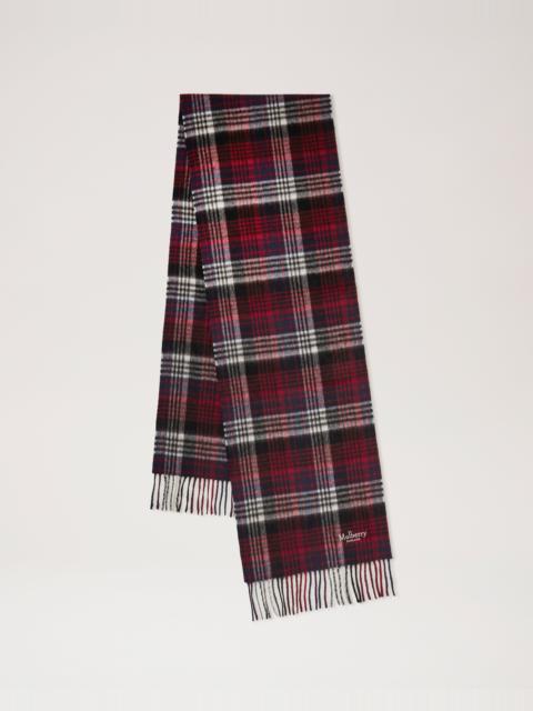 Mulberry Mulberry Heritage Check Scarf
Navy & Lancaster Red Merino Wool