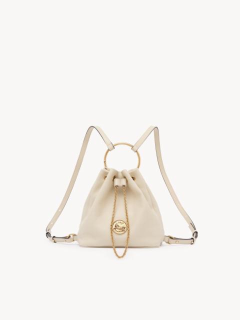 Chloé SMALL BRACELET BACKPACK IN GRAINED LEATHER