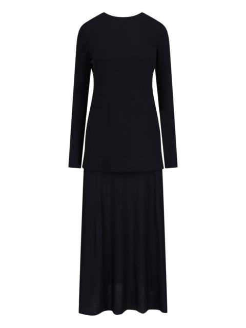 Jil Sander FLARED MIDI DRESS