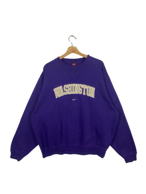 Nike Vintage 90s Washington Football Huskies Sweatshirt L Size