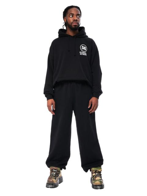 VETEMENTS BLACK JOGGER SWEATPANTS