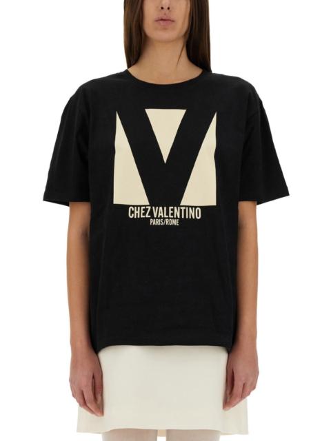 Valentino Valentino Women "Chez Valentino" Print T-Shirt