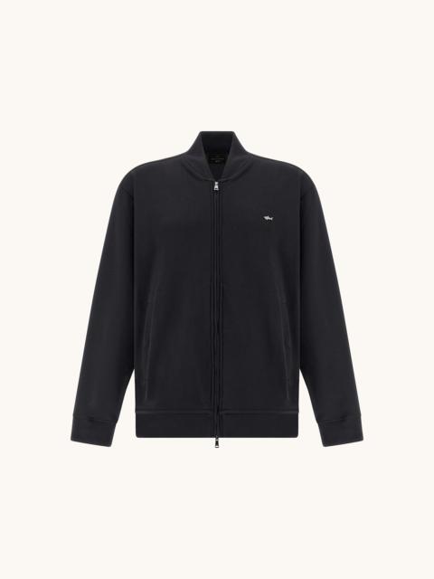 Paul & Shark ZIP‑UP SWEATSHIRT IN ACTIVE FLEECE COTTON
