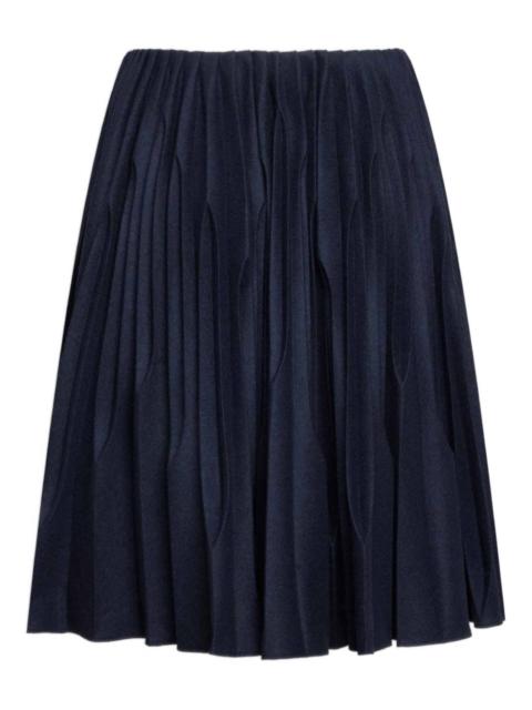 Alaïa pleated midi skirt