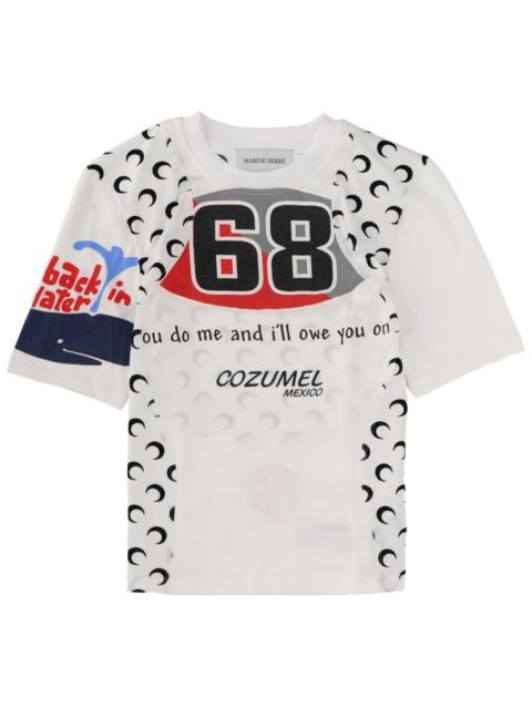 Marine Serre Marine Serre Women "Regenerated Graphic" T-Shirt