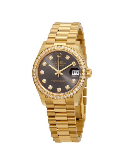 ROLEX Rolex Oyster Perpetual Datejust 31 Automatic Chronometer Diamond Ladies Watch 278288RDP
