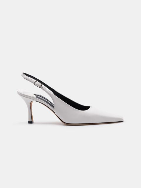 Emme Parsons ELANA IN OPTIC WHITE CALFSKIN