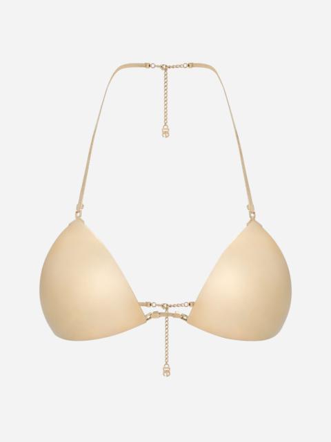 Dolce & Gabbana Rigid decorative metal bra