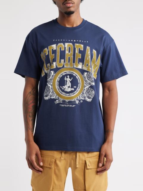 ICECREAM ICECREAM Decadence Graphic T-Shirt in Black Iris at Nordstrom