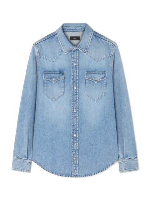 Alanui Light Wash Denim Shirt