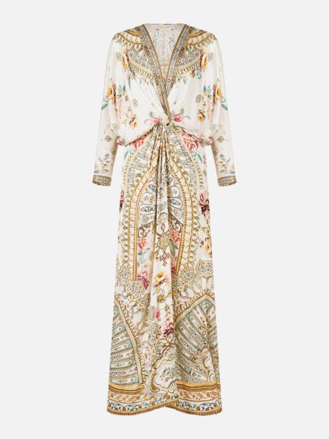 CAMILLA TWIST FRONT BATWING DRESS