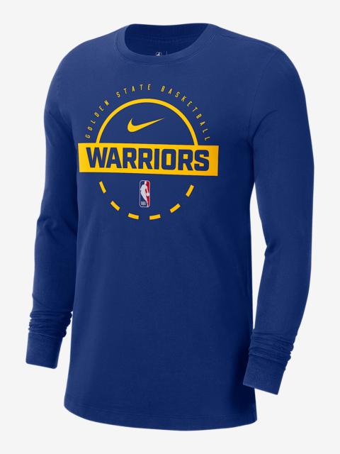 Nike Golden State Warriors Men's Nike NBA Practice Long-Sleeve T-Shirt