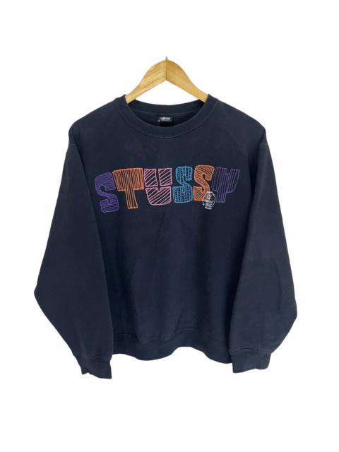 Other Designers Vintage - 💥STUSSY BAGGY CREWNECK SWEATSHIRT