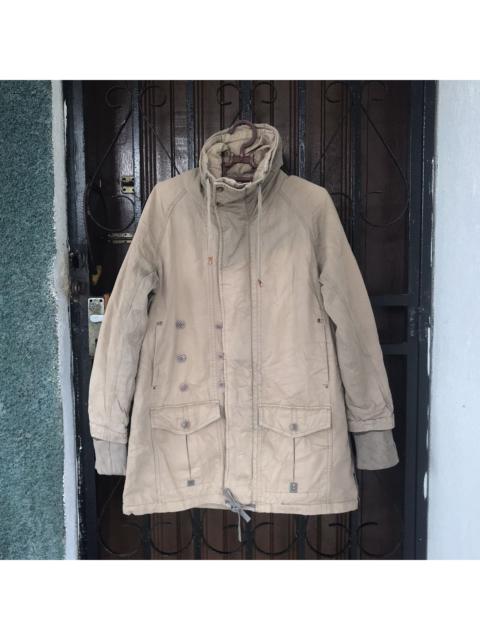 Diesel Vtg Sunfaded Diesel Jacket Hooded Rare Design