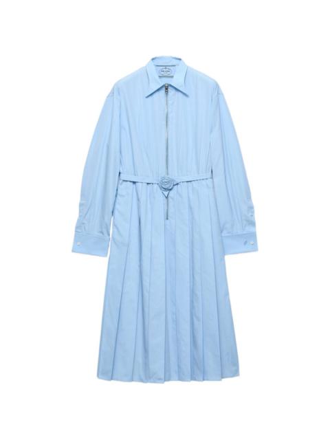 Prada Prada Women Popeline Cotton Midi Dress