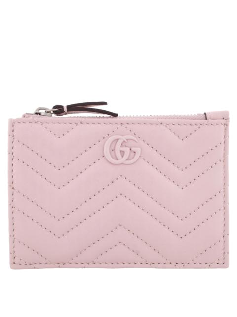 GUCCI Gucci GG Marmont Zip Key Pouch