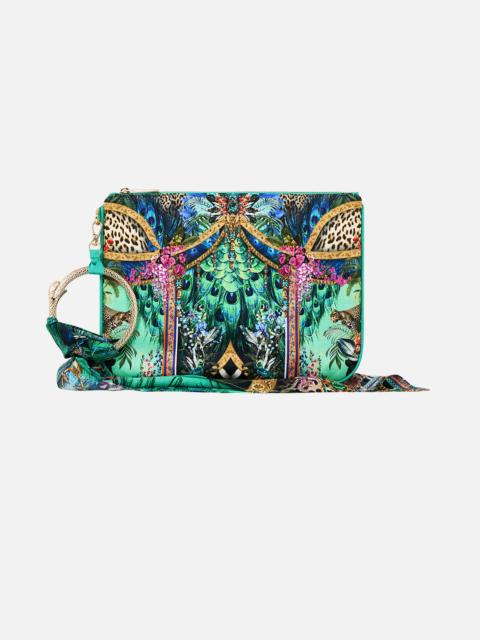 CAMILLA RING SCARF CLUTCH