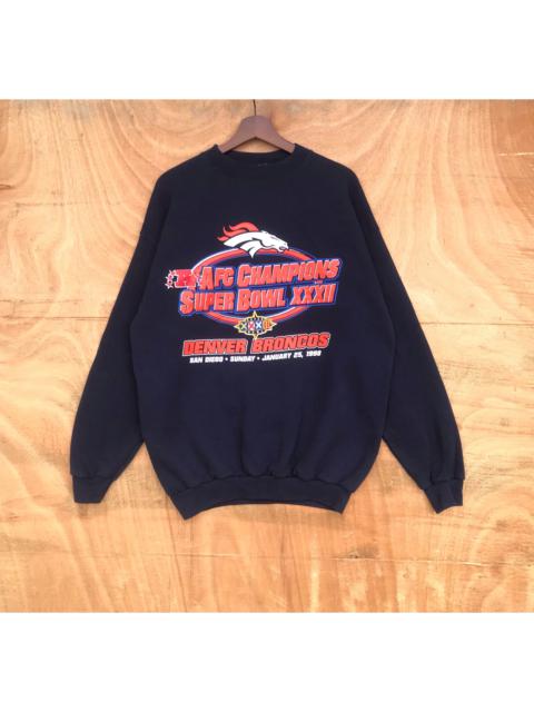 Other Designers Vintage - Vintage 1993 crewneck horses AFC champions super bowl