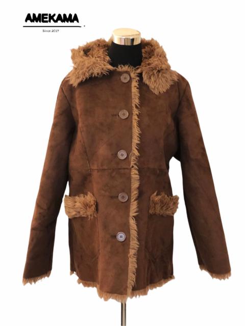 Other Designers Japanese Brand Navy Natural Long Jacket