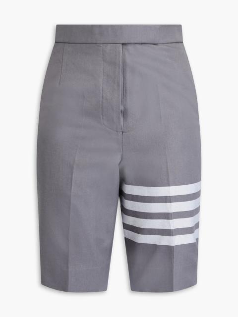 Thom Browne Striped cotton-twill shorts