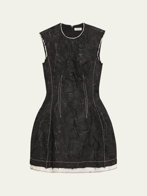 SIMKHAI Audrina Jacquard Mini Dress