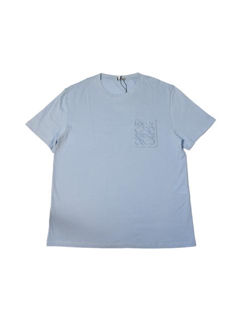 Loewe Loewe Anagram Cotton T-Shirts Blue