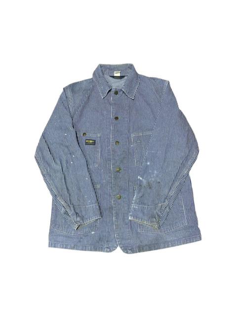 Other Designers Vintage Oshkosh Hickory Stripe Work Denim Jacket