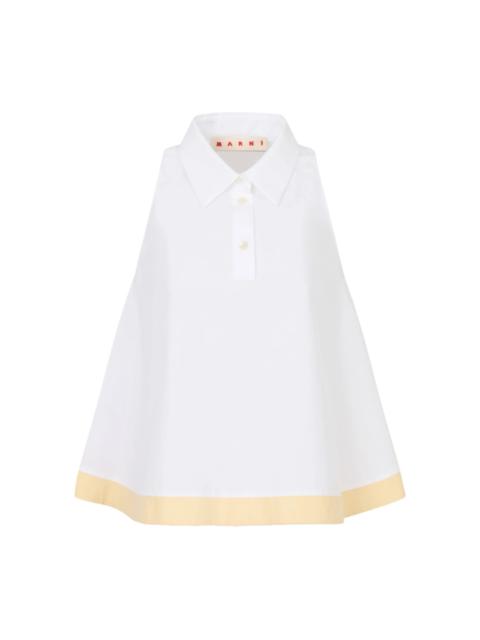 Marni Lily White Trapeze Top