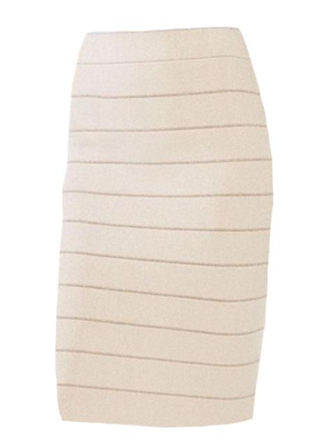 Other Designers Metallic Bandage Bodycon Skirt